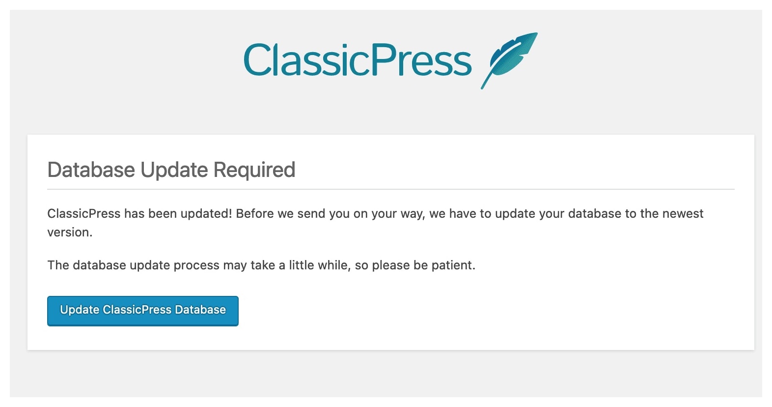 Migration from wordpress to classicpress