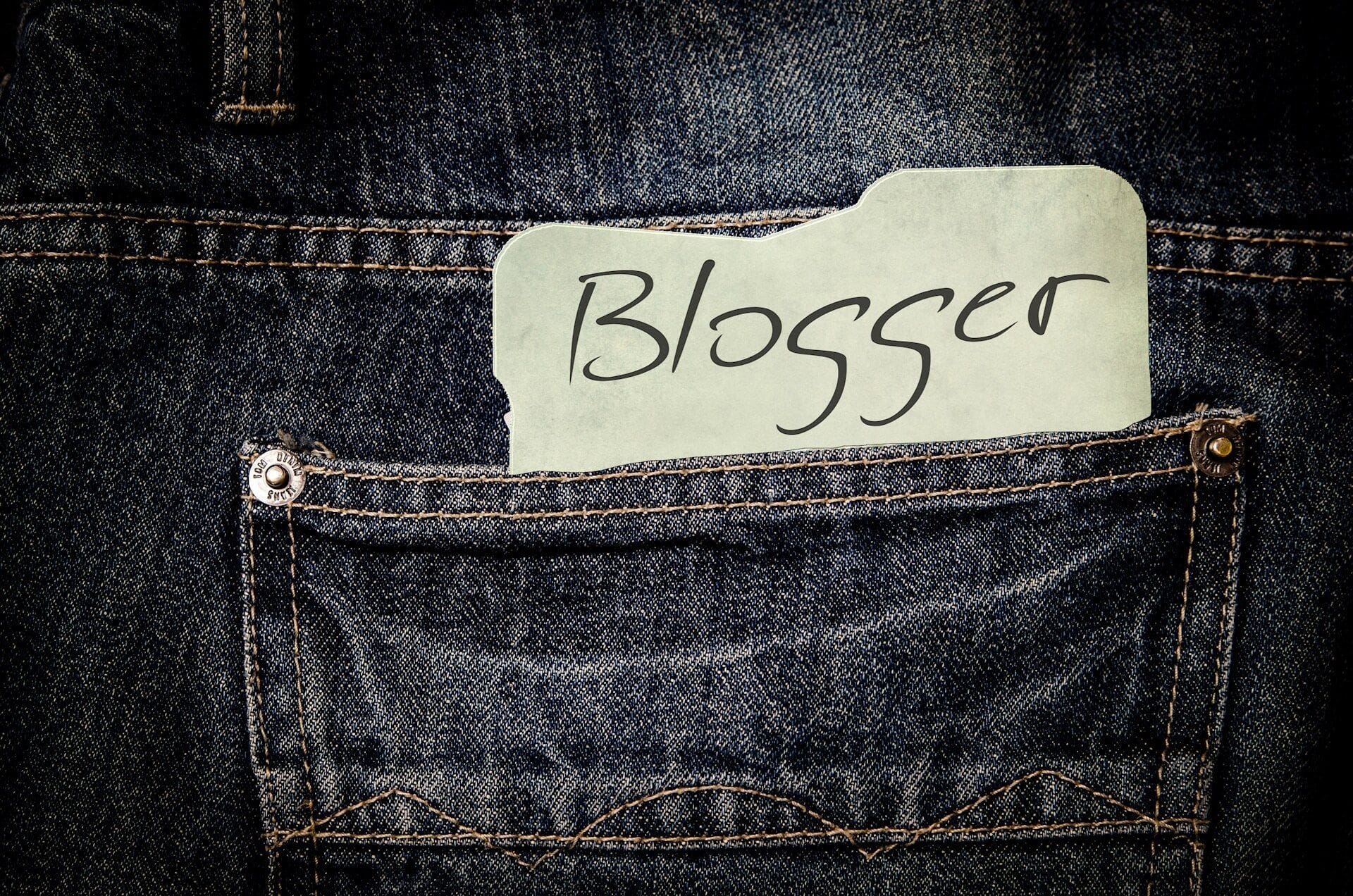 Image showing the word Blogger