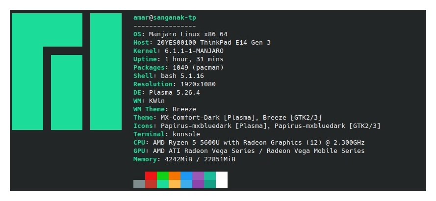 Resource use: Lenovo Thinkpad AMD Ryzen Laptop