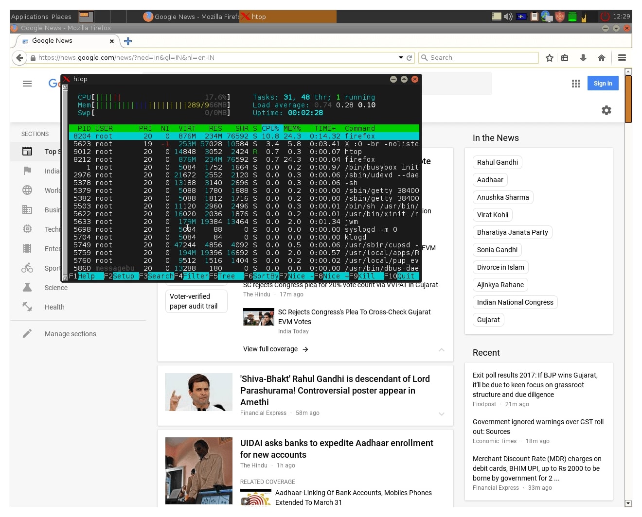 Slacko Puppy Linux, fork of Slackware linux