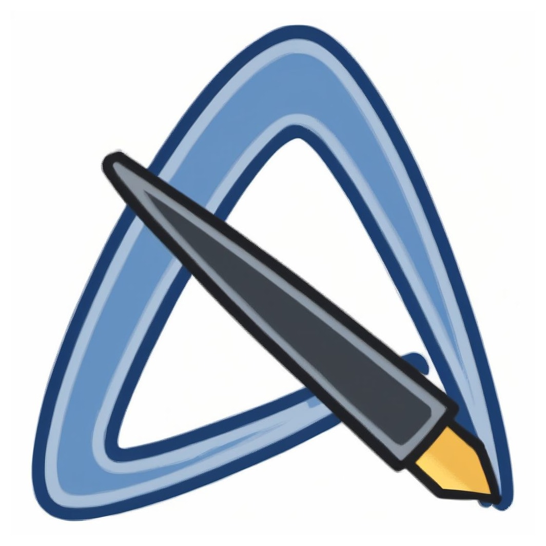 Logo for abiword, lightweight open source word processor (Ai generated, tengr.ai)