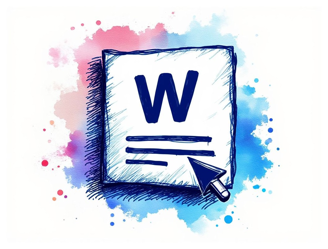 Logo for wordpad, ai generted image